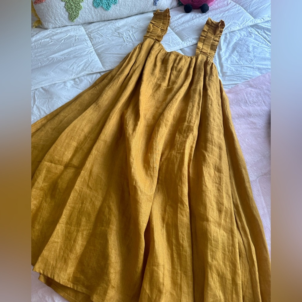 Linen Strap Dress